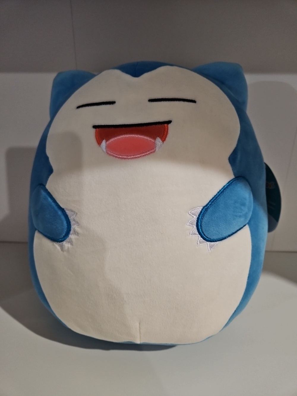 Squishmallows Blue and Cream Snorlax Plush